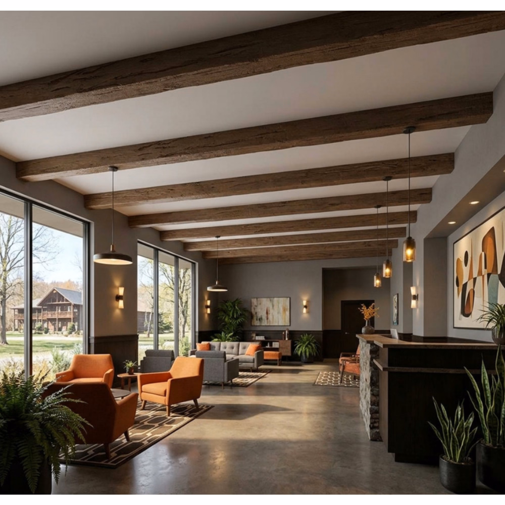 Mediterranean Villa Style PU Faux Beams for Warm Southern European Charm