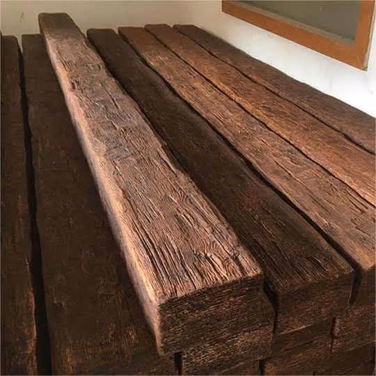 Interior Installation: fauxwoodbeams 046