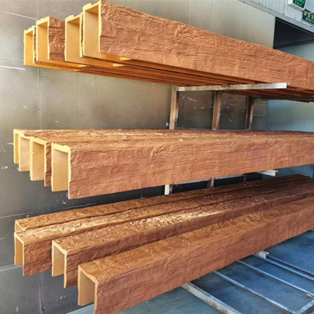 Interior Installation: fauxwoodbeams 074